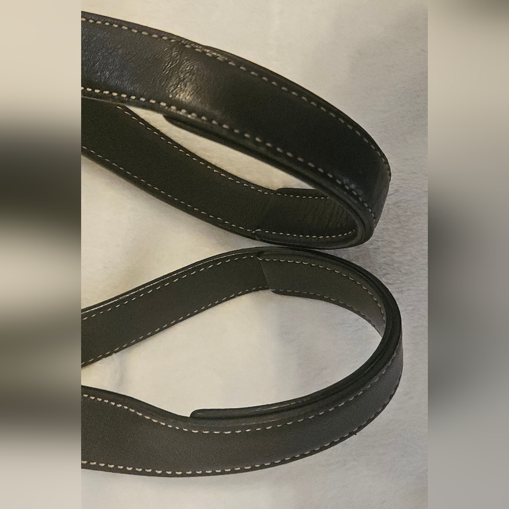 Coach Blk Leather Tote/Satchel Large Great overnight Bag. #9582 - Picture 10 of 13